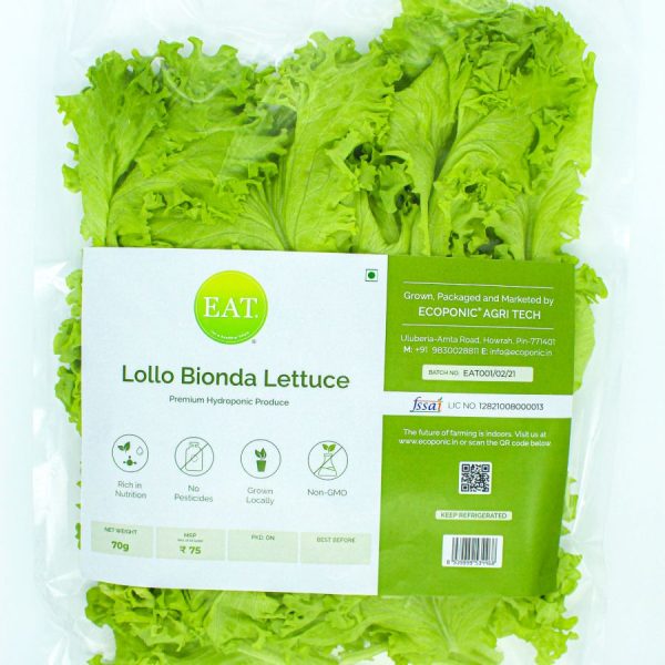 organic lollo bionda lettuce