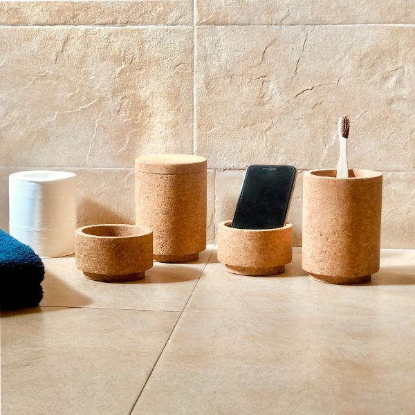 Cork Containers set of 4