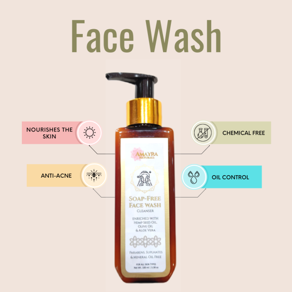 Face Wash Cleanser by Amayra Naturals
