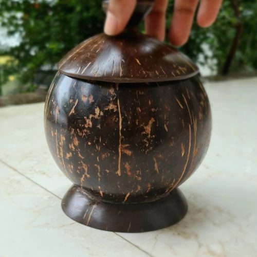 coconut shell container