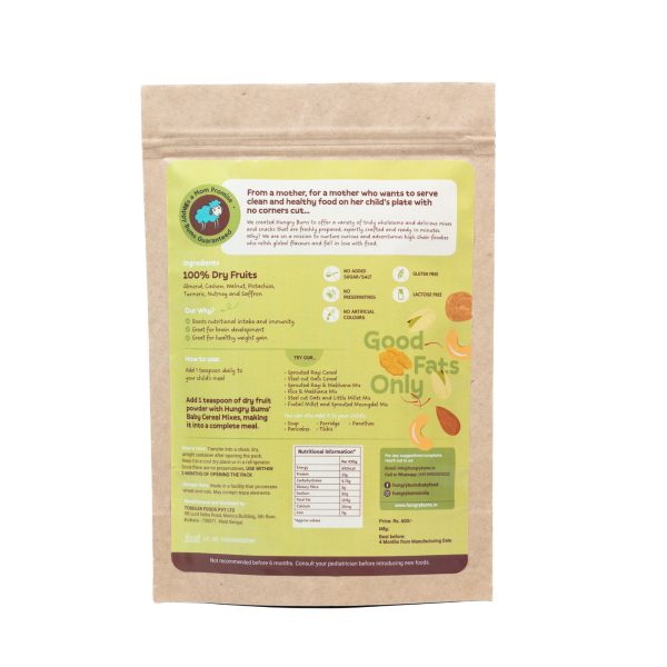 Dry Fruits Powder| Hungry Bums Baby Cereal 200gm - Image 2