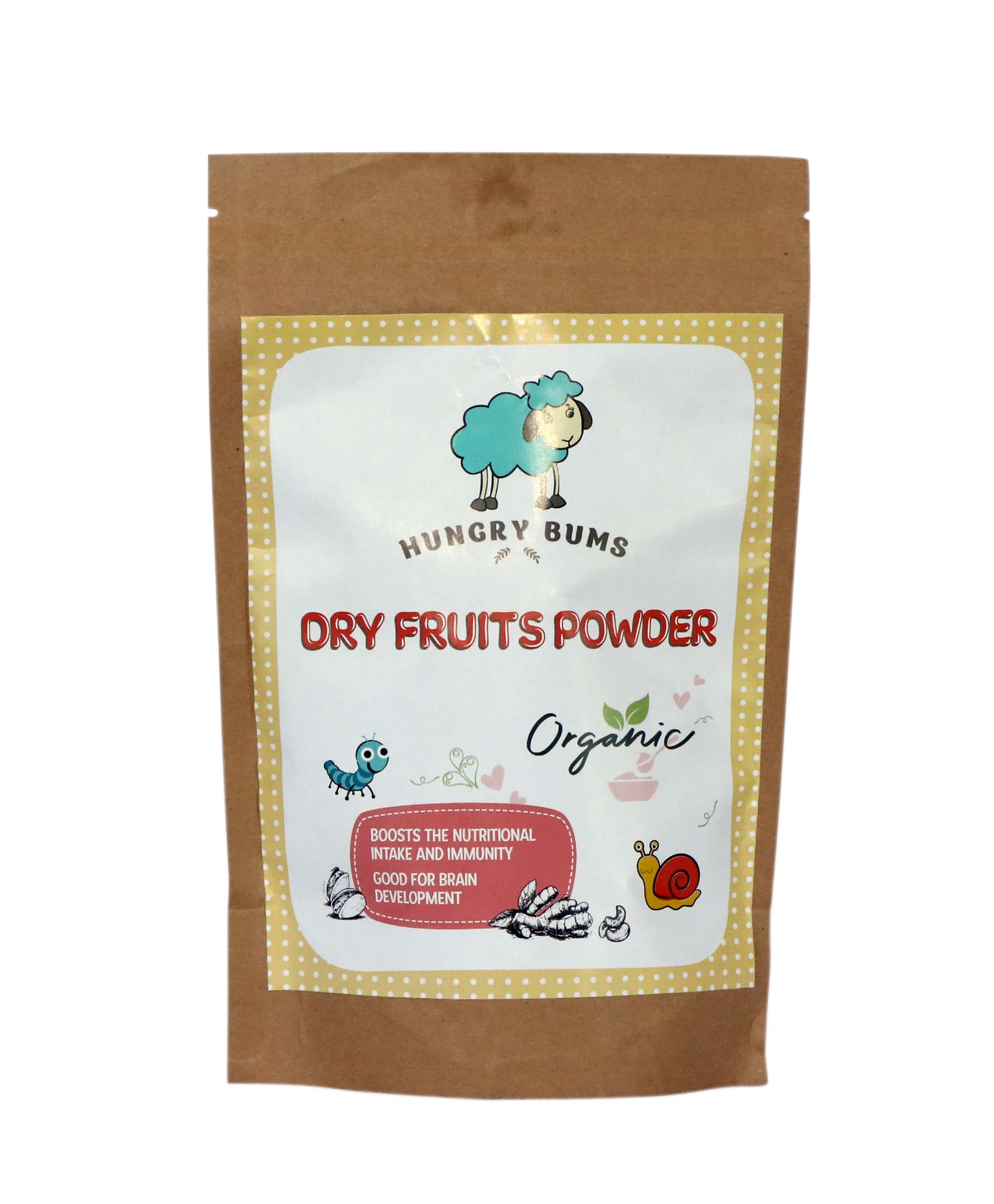 Organic dry fruits powder