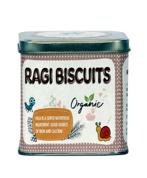 Organic Ragi Biscuits front