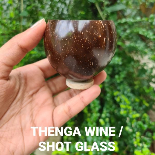 coconut shell shot glass