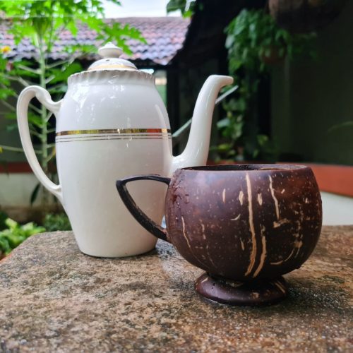 coconut tea cup