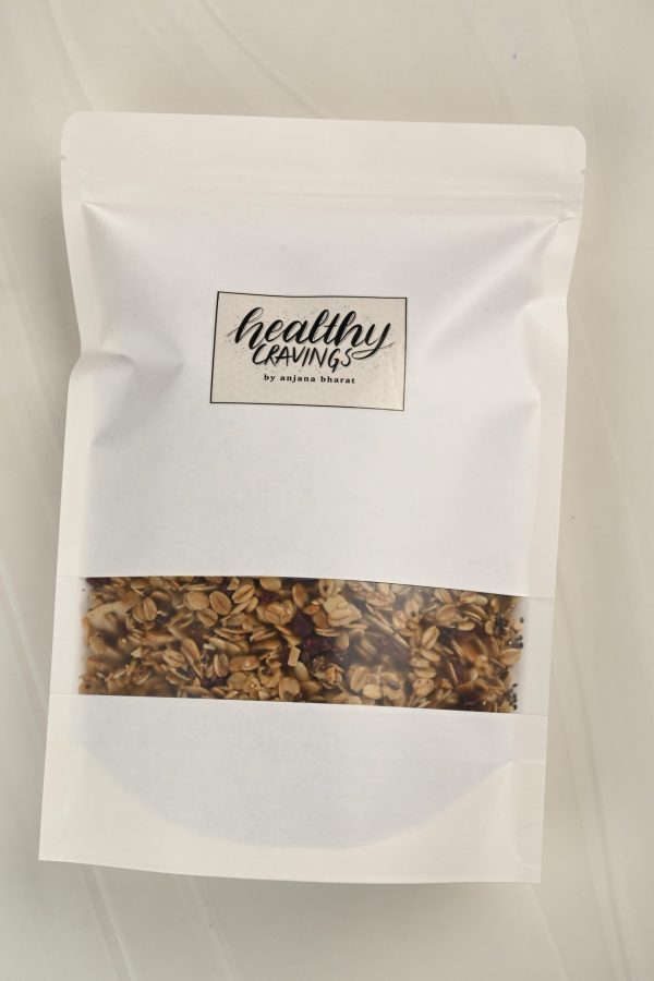 Almond berry granola mix packet front