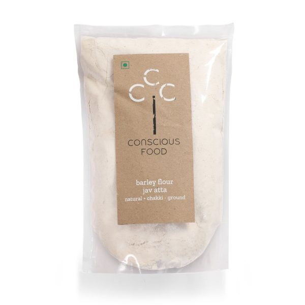 conscious food organic jav atta barley flour