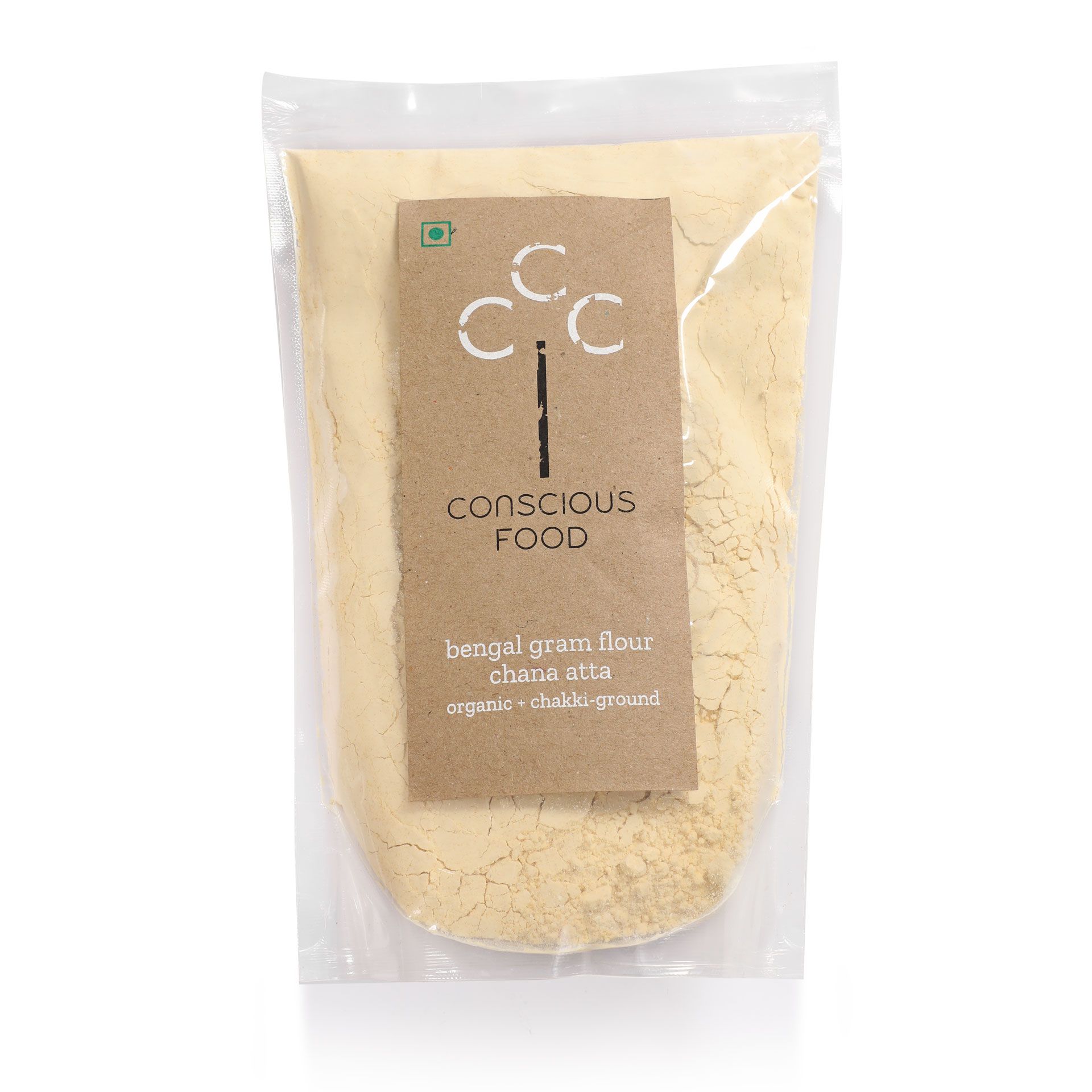 conscious food organic chana atta bengal gram flour