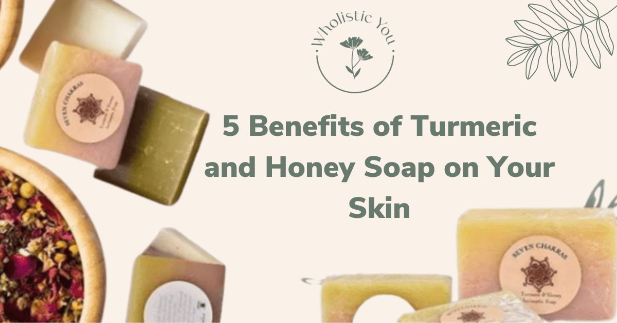 natural skin care product turmeric honey soap image