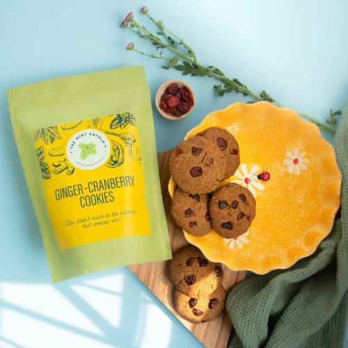 ginger cranberry organic cookies