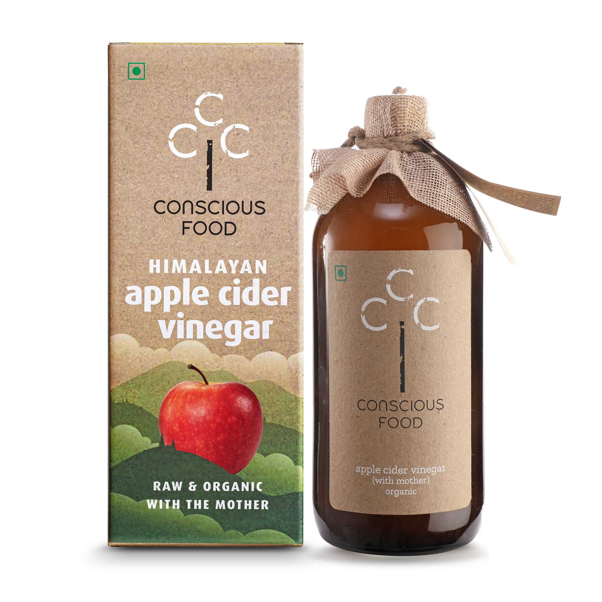 conscious food organic apple cider vinegar