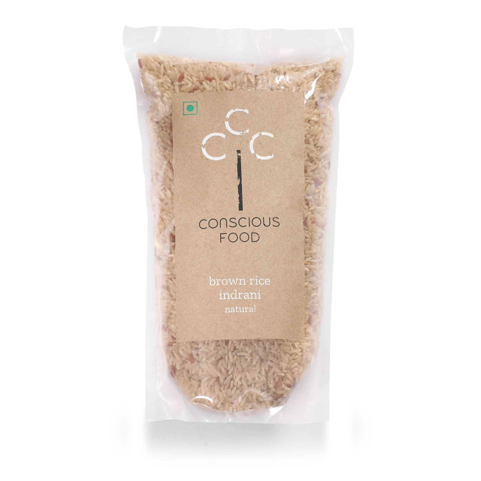 conscious food organic brown rice indrani