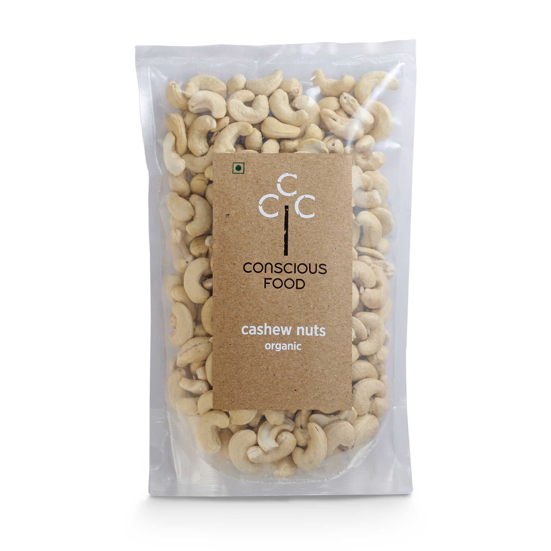conscious food organic cashew nuts