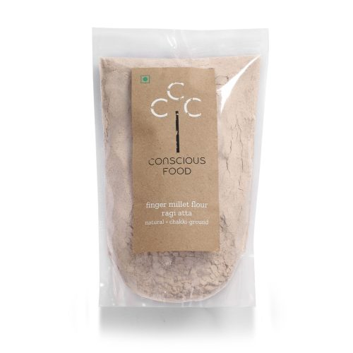 conscious food organic ragi atta finger millet flour