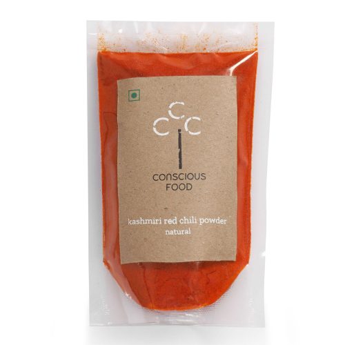 conscious food organic kashmiri red chili powder