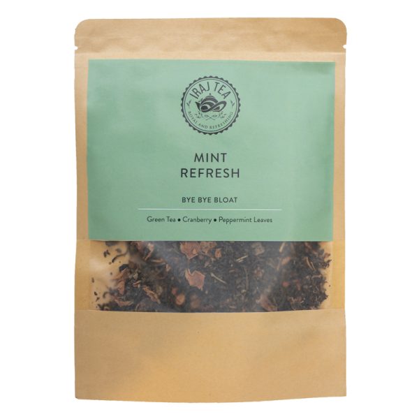 organic mint tea pouch