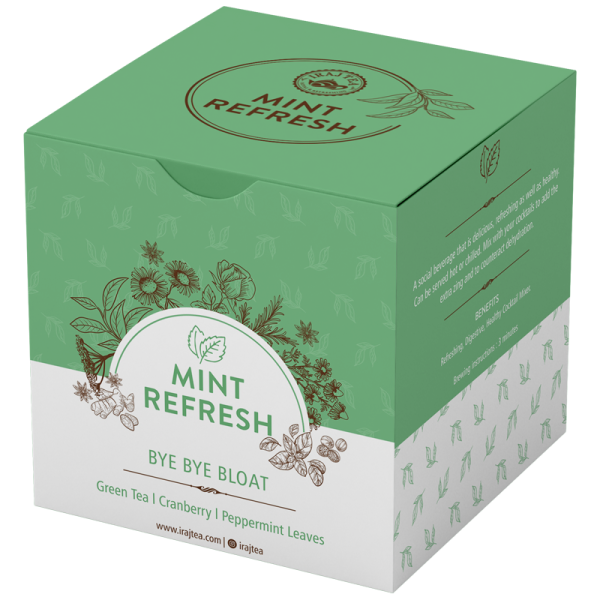 organic mint tea box