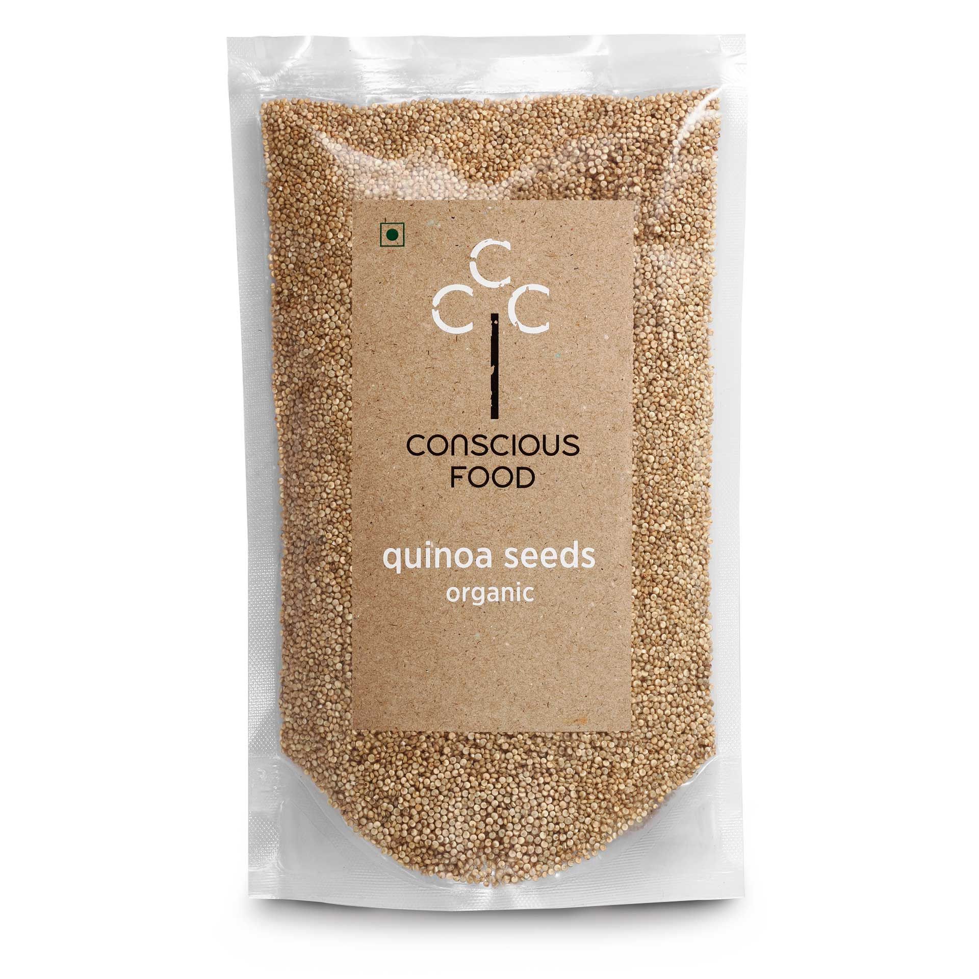 conscious food organic quinoa seeds