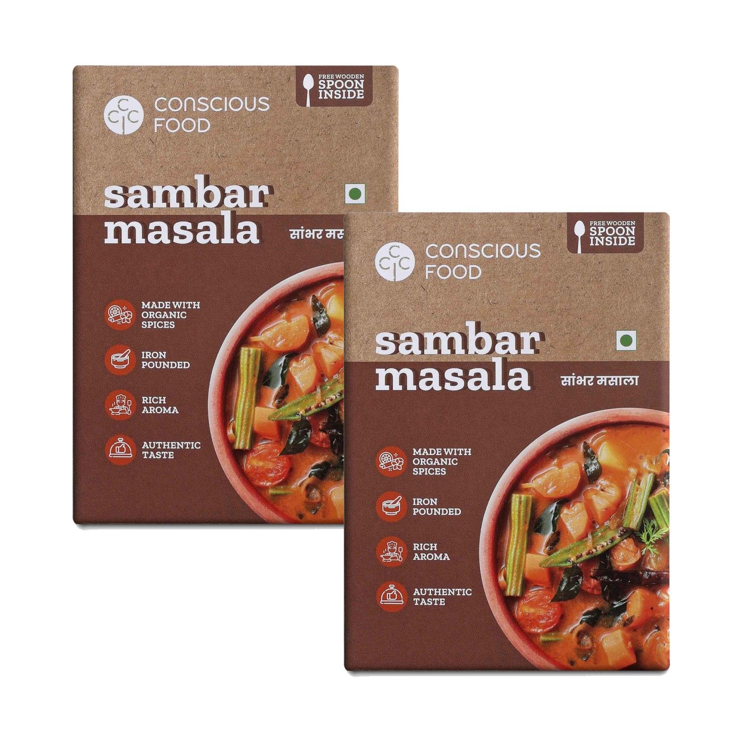 conscious food organic sambar masala