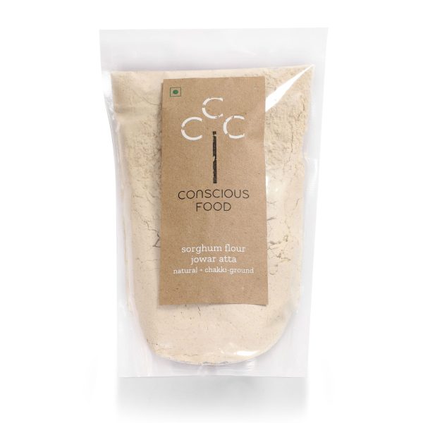 conscious food organic jowar atta sorghum flour