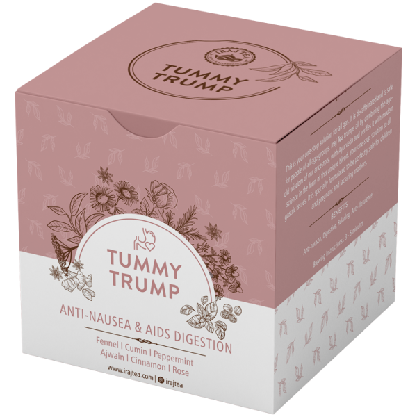 Organic tea tummy trump box