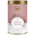 Tin can of organic herbal tea tummy trump
