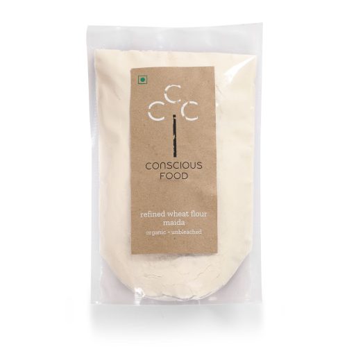conscious food organic maida refined wheat flour