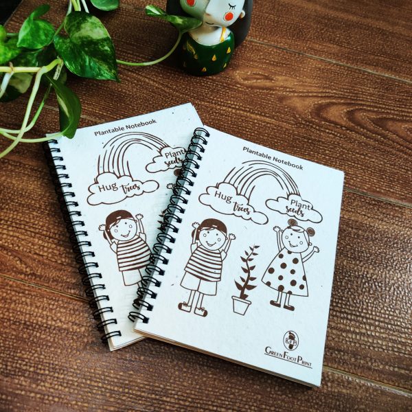 eco-friendly plantable notebook from green foot print
