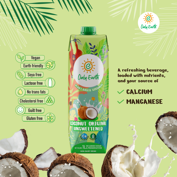 Coconut Original Unsweetened Non-Dairy Drink-1 Litre - Image 3