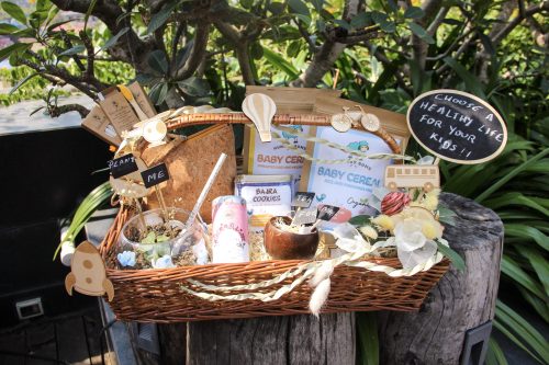 organic gift basket for toddlers