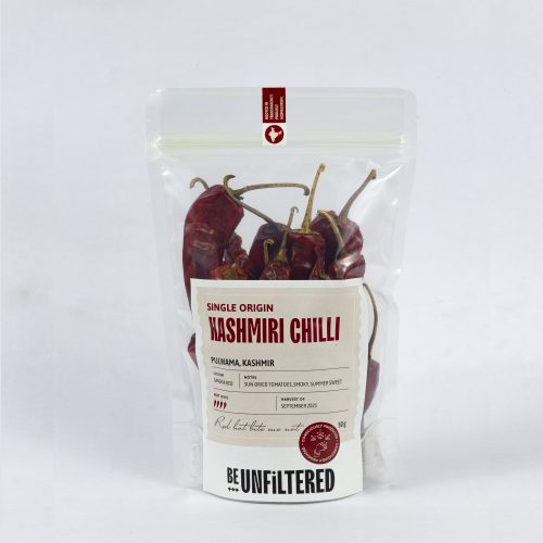 Be Unfiltered organic single origin kashmiri chilli