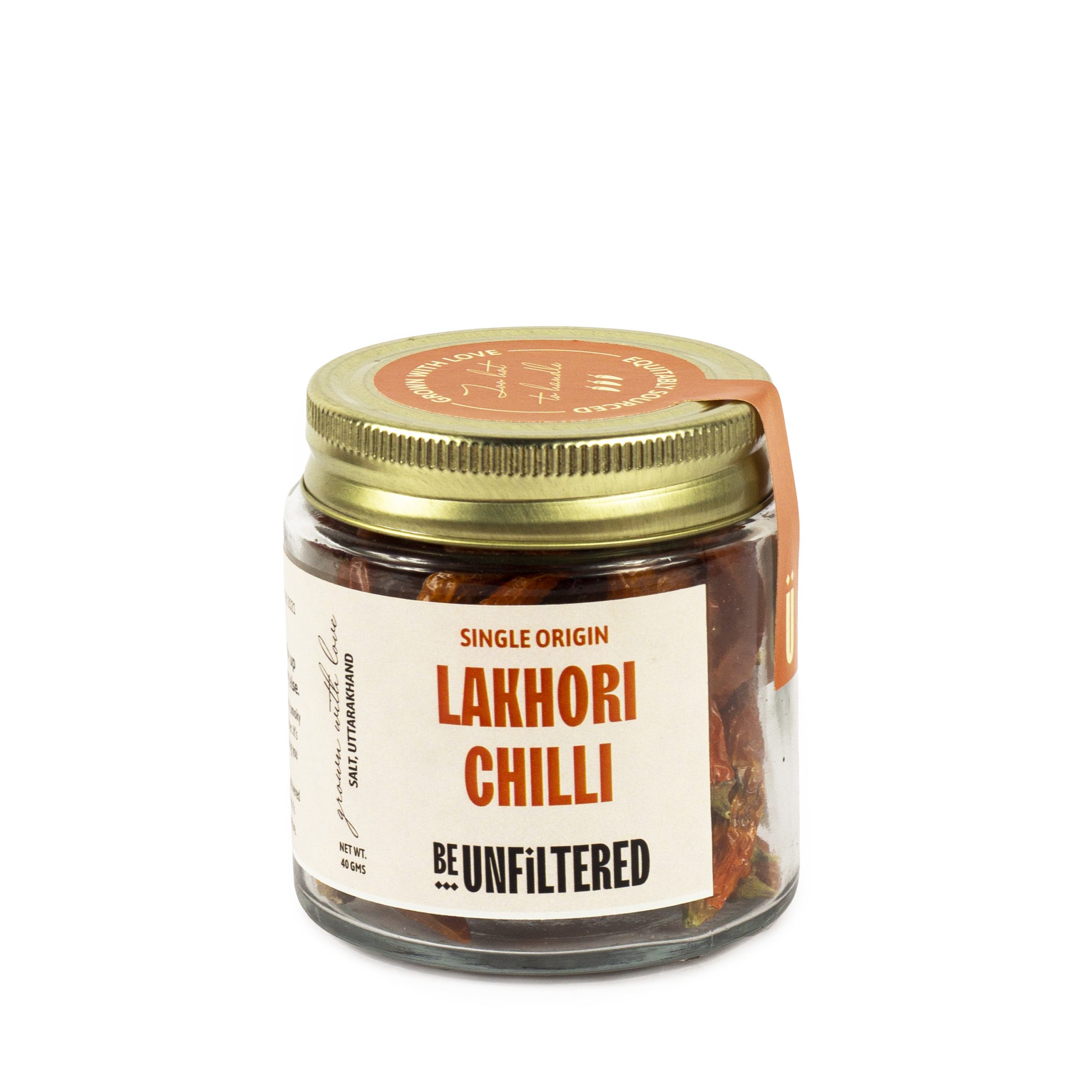 Be Unfiltered single origin organic lakhori chilli