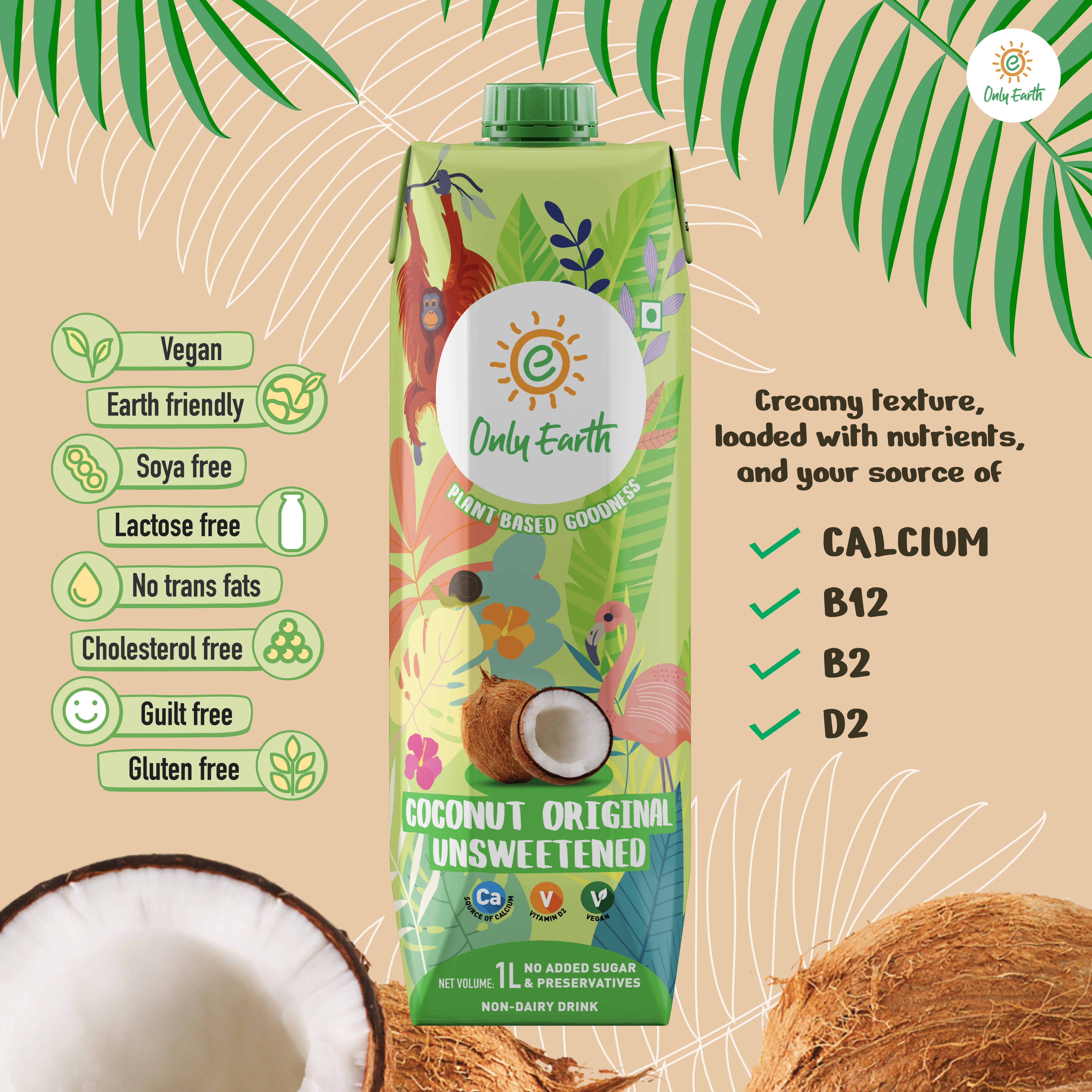 Coconut milk tetra pack