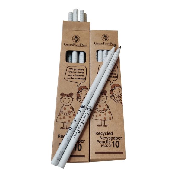 Recycled paper pencil set of 20