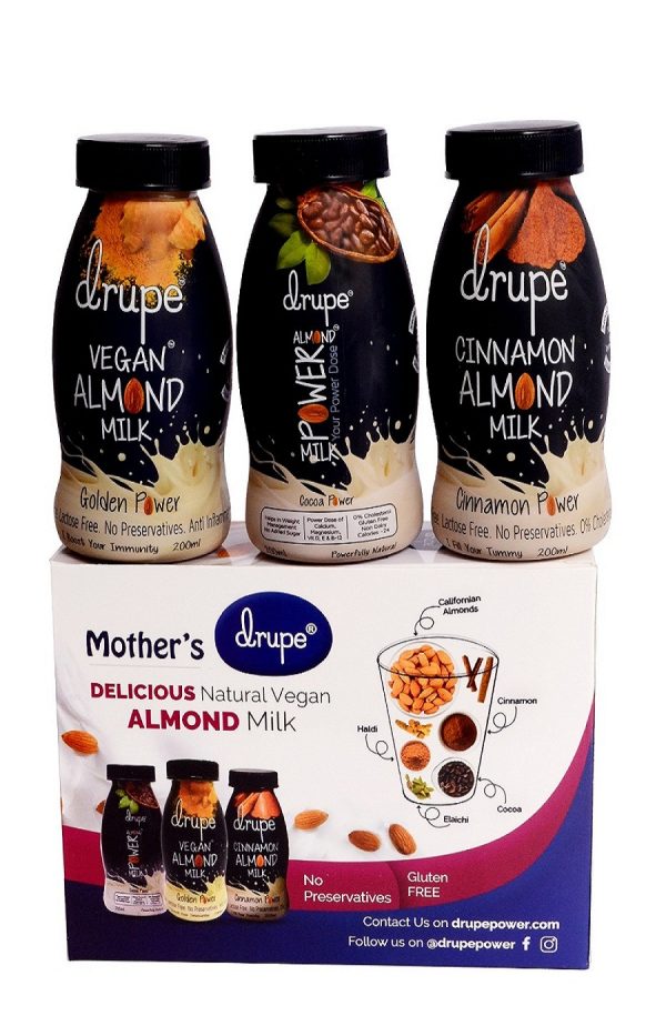 natural vegan almond milk pack of 3