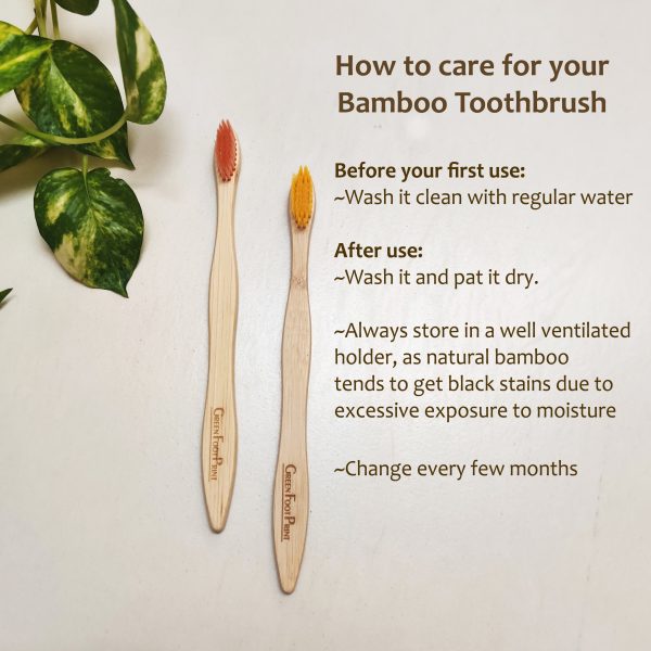 Care guide on how to care your bamboo toothbrush