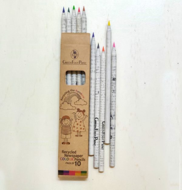 recycled paper pencil color