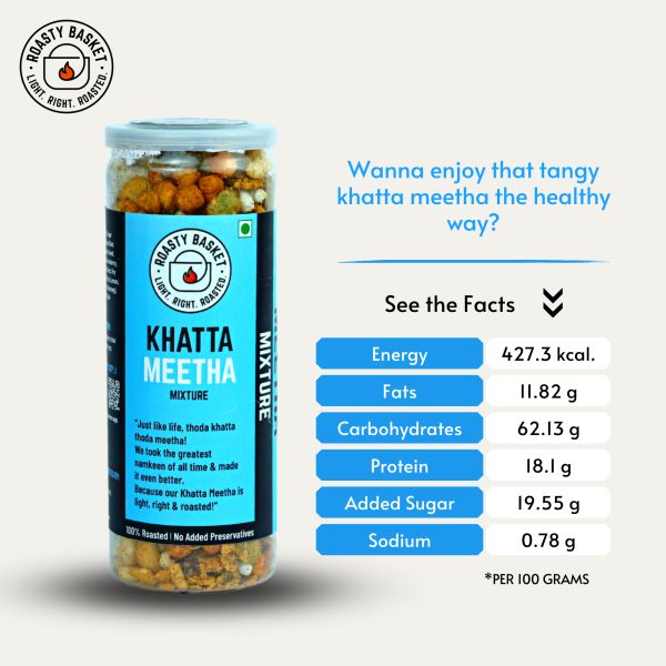 khatta meetha organic snacks nutritional facts