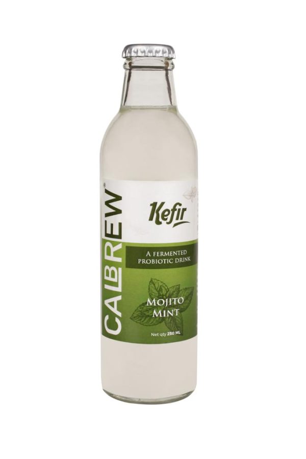 Calbrew mojito mint kefir fermented probiotic drink