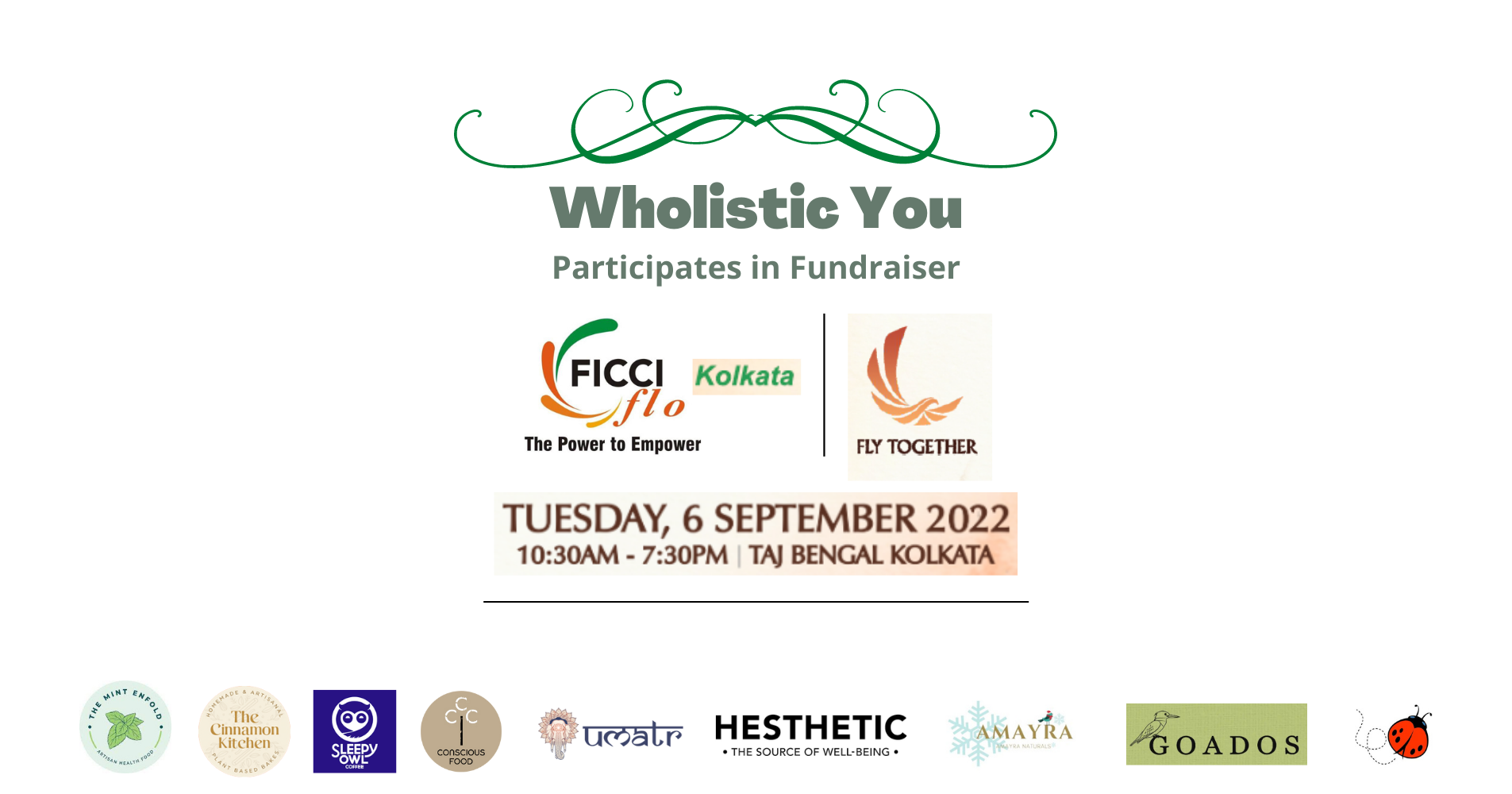 Wholistic You Gears Up to Participate In FICCI FLO Fundraiser