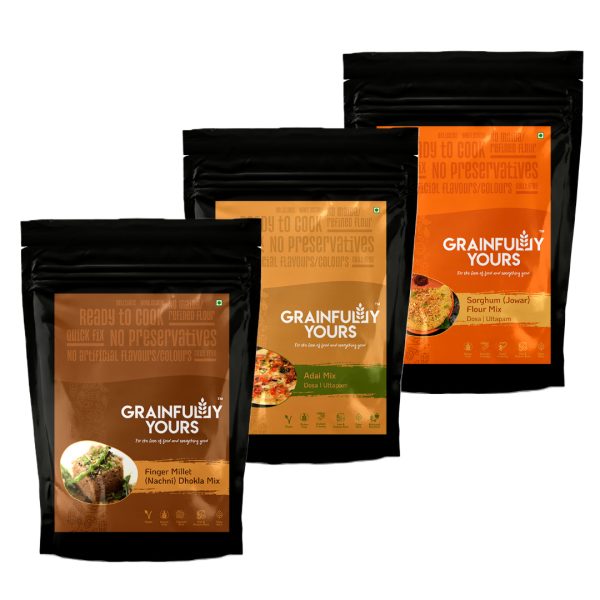 Breakfast Combo 200 Gm X 3 Pouch | Ready to cook