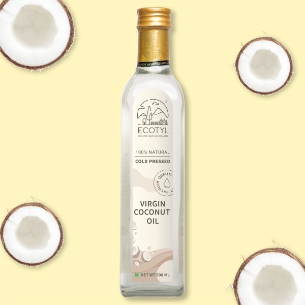 Cold-Pressed Virgin Coconut Oil | Kachi Ghani | Suitable for Cooking | 500ml - Image 2