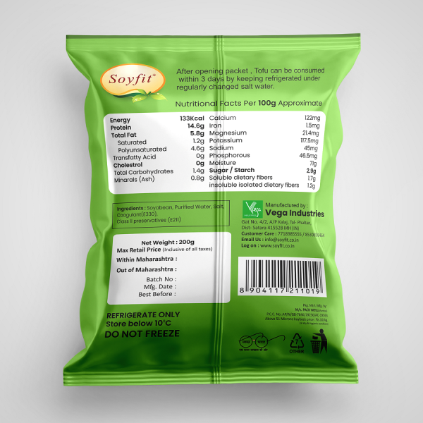 Soyfit Plain Tofu – 200gm - Image 3