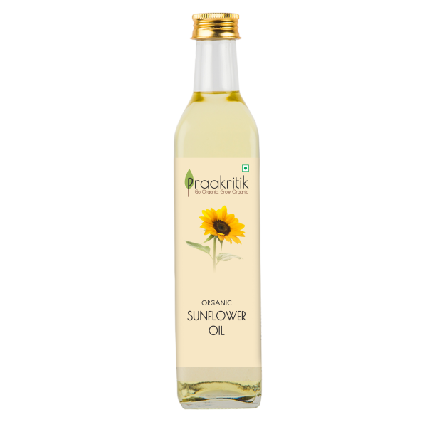 Organic Cold Pressed Sunflower Oil 1Ltr