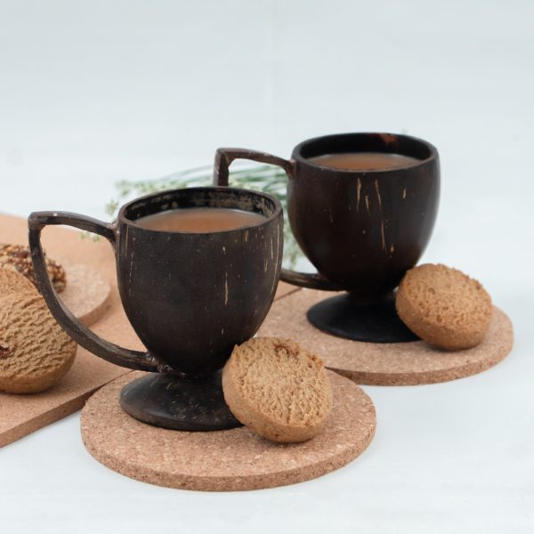 Coconut Shell Cup (100ml)100% Biodegradable I Eco Friendly - Image 2