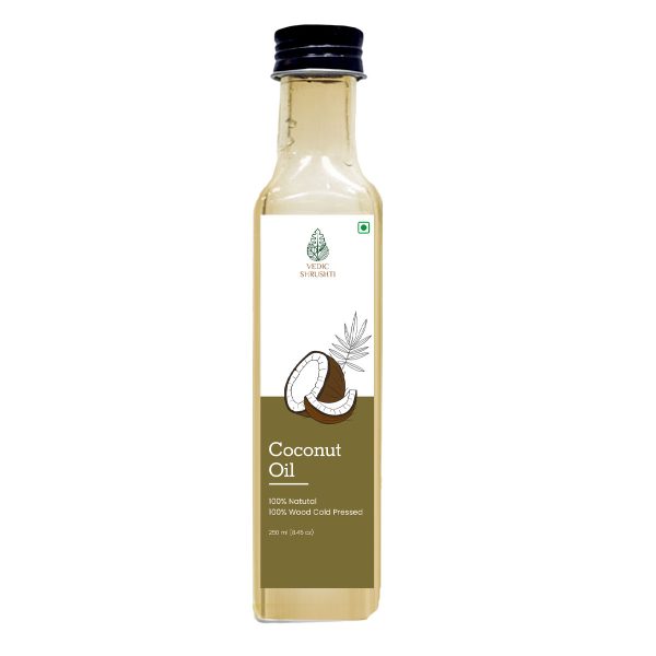 Wood Cold Pressed Coconut Oil (Glass Bottle) 250ml