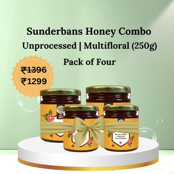 Desi Raw Sundarbans Honey | Unprocessed | Multifloral | Combo - Image 3