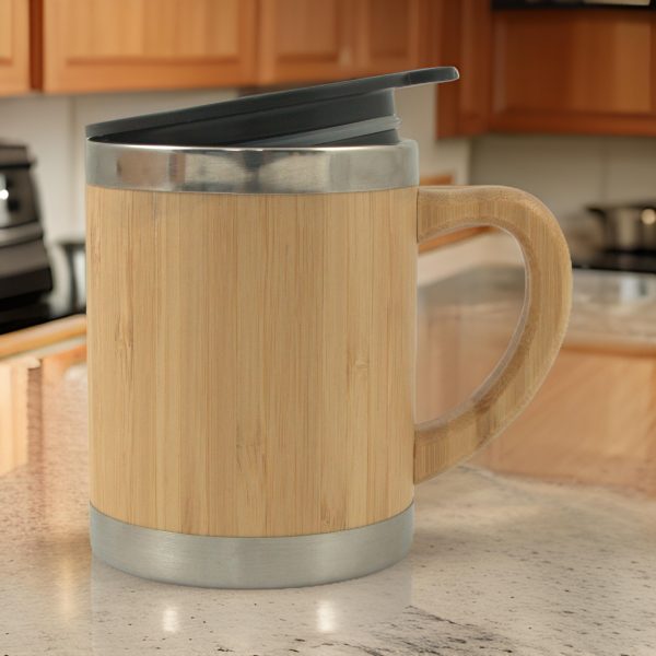 Bamboo Thermos Mug