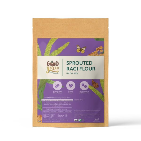 Sprouted Ragi Flour – 500gm