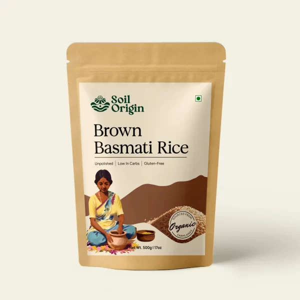 Brown Bashmati Rice – 500 Gm